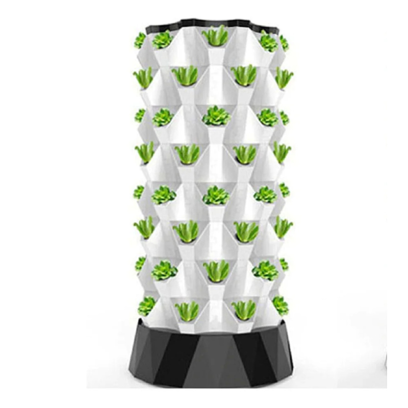Hydroponic Tower Planter - Menara Tanam Vertikal, Sistem Hidroponik Nanas,