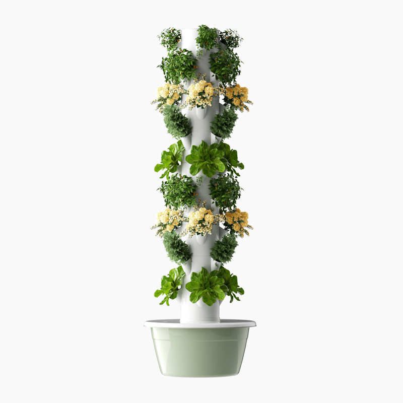 Hydroponic Tower Planter - Menara Hidroponik Vertikal Penanam Sayuran Pintar