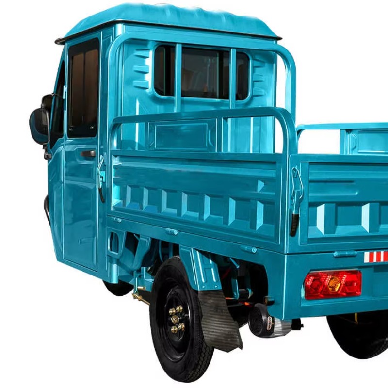 Urban Farming Business - Becak Barang Listrik dengan Atap Terbuka,