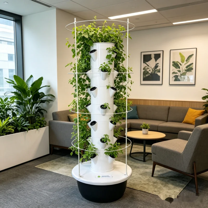 Penanam Sayuran Aeroponik Hidr - Hydroponic Tower Planter ulasan dan harga