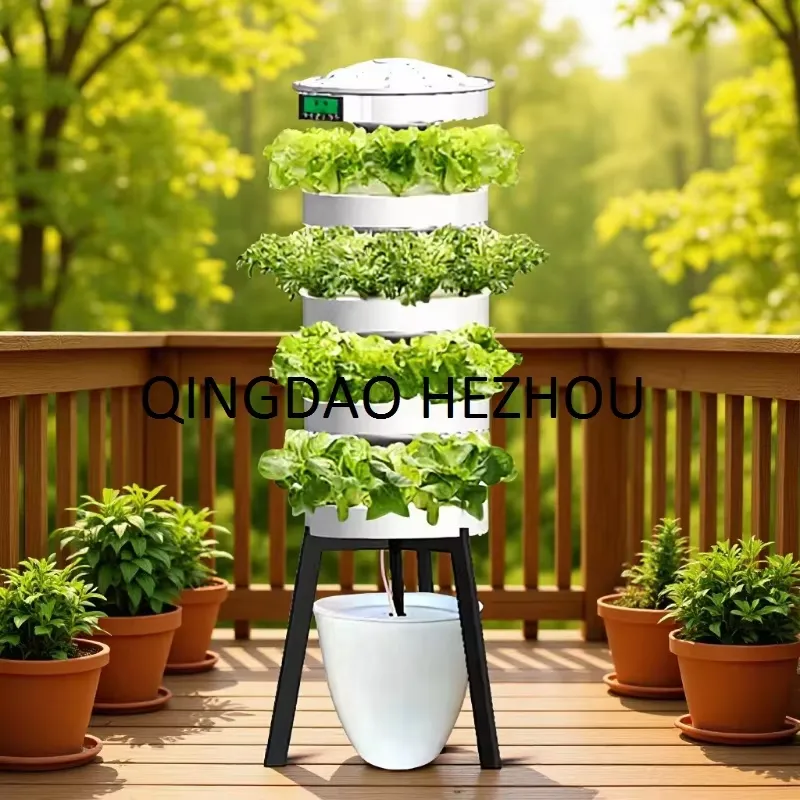 Sistem Hidroponik Cerdas Hezho - Hydroponic Tower Planter ulasan dan harga