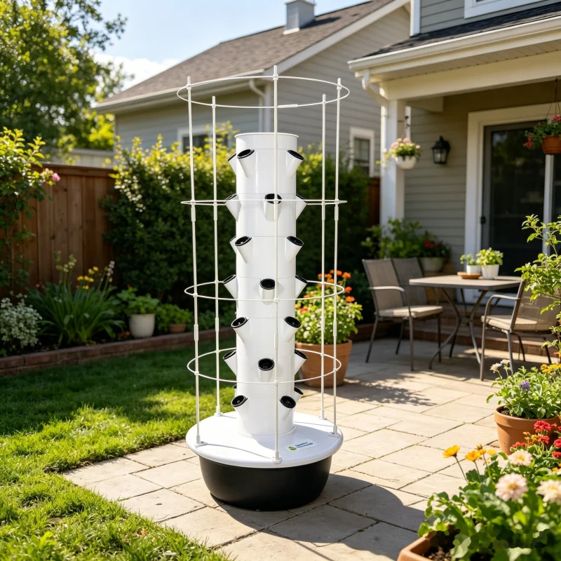 Menara Hidroponik Vertikal 5 L - Hydroponic Tower Planter ulasan dan harga