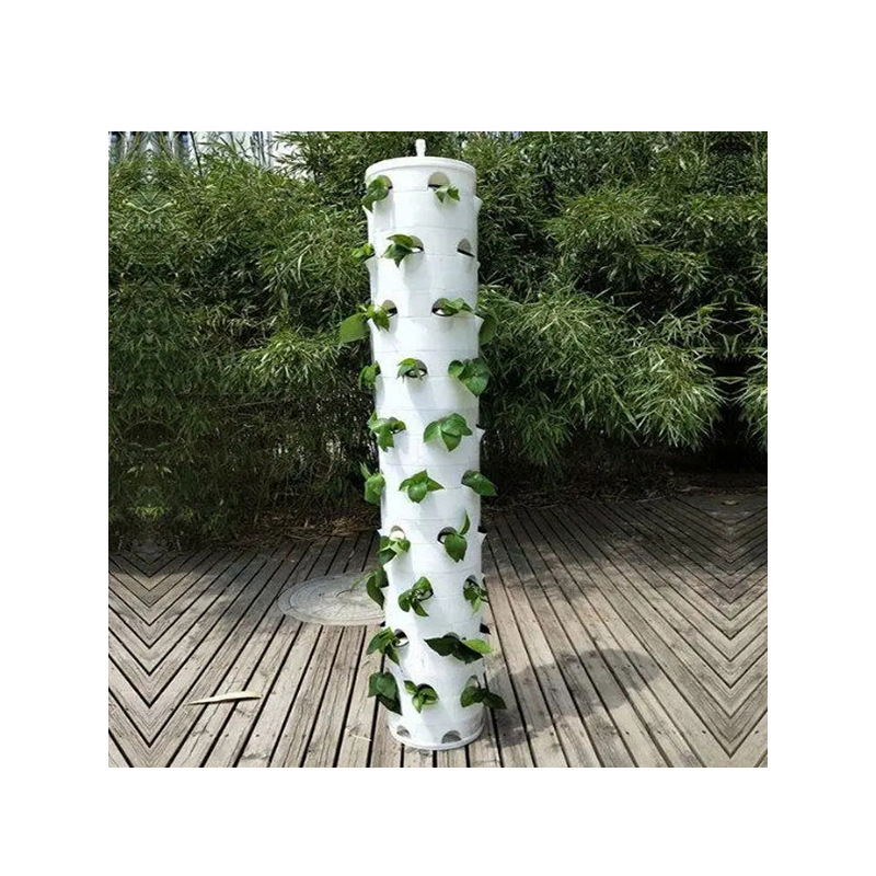 Menara hidroponik berputar, pe - Hydroponic Tower Planter ulasan dan harga
