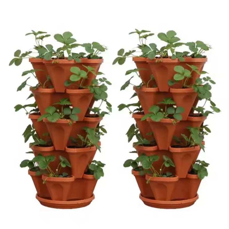 Pot Tanam Stroberi Bertingkat  - Hydroponic Tower Planter ulasan dan harga