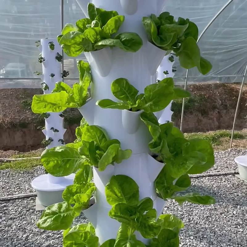 Dengan Led Lampu Tumbuh Pohon  - Hydroponic Tower Planter ulasan dan harga